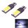 2 PCS T10 3W 160-180LM 2 LED COB blu ghiaccio LED decodifica lampada luci di sicurezza per auto, DC12V