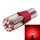 2 PCS T10 5W 285LM Luce rossa 57 SMD 4014 Lampada per luci di ingombro per auto Canbus senza errori LED, DC 12V