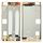 Per Huawei P8 Front Housing LCD Frame Bezel Plate (Gold)