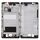 Per Huawei Mate 8 Front Housing LCD Frame Bezel Plate (Nero)