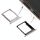 Per vassoio scheda SIM Huawei P8 Lite e vassoio scheda micro SD (nero)