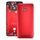 Cover posteriore per HTC One M7 / 801e (rosso)
