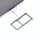 Per Huawei Mate 8 Nano SIM + Vassoio scheda Micro SD / Nano SIM (grigio)