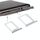 Per Galaxy E5 (versione Dual SIM) Vassoio scheda SIM + Vassoio scheda Micro SD / SIM (argento) Per Galaxy E5 (versione Dual SIM) Vassoio scheda SIM + Vassoio scheda Micro SD / SIM (argento)