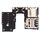 Presa per scheda SIM + Presa per scheda SD per Motorola Moto G (3a generazione) (versione SIM singola) Presa per scheda SIM + Presa per scheda SD per Motorola Moto G (3a generazione) (versione SIM singola)