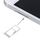 Per Meizu Pro 5 Vassoio SIM + SIM / Micro SD Card (Argento)
