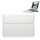 Custodia universale in pelle PU stile busta con supporto per notebook ultrasottile Tablet PC 15,4 pollici, dimensioni: 39x28x1,5 cm (bianco) Custodia universale in pelle PU stile busta con supporto per notebook ultrasottile Tablet PC 15,4 pollici, dimensioni: 39x28x1,5 cm (bianco)