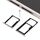 Per Huawei Honor 5X / GR5 Vassoio scheda micro SIM + vassoio scheda Nano SIM e micro SD (argento) Per Huawei Honor 5X / GR5 Vassoio scheda micro SIM + vassoio scheda Nano SIM e micro SD (argento)