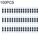 100 adesivi posteriori sensore PCS per iPhone X