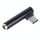 Adattatore jack per cuffie audio stereo di tipo L da maschio di tipo C a femmina da 3,5 mm (nero) Adattatore jack per cuffie audio stereo di tipo L da maschio di tipo C a femmina da 3,5 mm (nero)