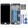 Per OPPO R9s Schermo LCD (TFT) + Touch Panel con cornice (nero)
