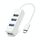 Adattatore HUB portatile USB-C / Type-C maschio a 4 porte USB femmina