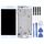 Schermo LCD TFT per Vivo X7 Digitizer Assemblaggio completo con cornice (bianco)