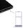 Per Galaxy Note 8 2 Vassoio scheda SIM / Vassoio scheda micro SD (blu)