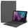 Custodia in pelle PU flip orizzontale di struttura di custer per Microsoft Surface Pro 4/5/6/7 12.3 pollici, con titolare e slot a penna (grigio) Custodia in pelle PU flip orizzontale di struttura di custer per Microsoft Surface Pro 4/5/6/7 12.3 pollici, con titolare e slot a penna (grigio)