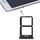 Per Vivo X9 2 x vassoio per scheda SIM (nero)