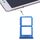 Per Vivo X9 2 x vassoio per scheda SIM (blu)