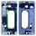 Per Galaxy C5 Alloggiamento frontale Cornice per cornice LCD (oro)