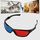 2 PCS Occhiali in plastica 3D universali Cornice nera Vetro 3D Visoin per film anaglifi dimensionale Gioco DVD Video 2 PCS Occhiali in plastica 3D universali Cornice nera Vetro 3D Visoin per film anaglifi dimensionale Gioco DVD Video