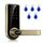 Password + Chiave + Scheda sensore Serratura elettronica in lega di zinco Bronzo rosso Serratura elettronica a codice touch screen Password + Chiave + Scheda sensore Serratura elettronica in lega di zinco Bronzo rosso Serratura elettronica a codice touch screen