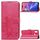 Custodia in pelle con motivo fiori pressati Lucky Clover per ASUS ZB633KL, con supporto e slot per schede e portafoglio e cinturino da polso (rosa rossa) Custodia in pelle con motivo fiori pressati Lucky Clover per ASUS ZB633KL, con supporto e slot per schede e portafoglio e cinturino da polso (rosa rossa)