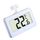 Mini termometro da frigorifero Misuratore di temperatura del congelatore con display LCD digitale con gancio Mini termometro da frigorifero Misuratore di temperatura del congelatore con display LCD digitale con gancio