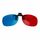 Occhiali stereo 3D rossi e blu Miopia e film 3D Computer TV dedicati
