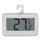 Grande termometro da frigorifero LCD con termometro digitale a magnete regolabile (bianco) Grande termometro da frigorifero LCD con termometro digitale a magnete regolabile (bianco)