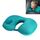 Cuscino per collo a forma di U da viaggio con gonfiaggio automatico a pressione portatile (blu) Cuscino per collo a forma di U da viaggio con gonfiaggio automatico a pressione portatile (blu)