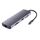 WS-11 8 in 1 Type-C a HDMI + VGA + SD + TF + RJ45 + PD + 2 x USB3.0 Adattatore Hub Converter
