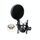 SH-101 Microfono Bracket Bracket Condensatore Microfono Blowout Set (nero) SH-101 Microfono Bracket Bracket Condensatore Microfono Blowout Set (nero)