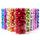 24 pezzi da 8 cm Decorazioni per alberi di Natale in plastica Ball sospeso, consegna di colori casuali