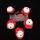 5 in 1 Halloween Horror Props April Fool Day Party Prop Decorazione di parti del corpo Palline oculari insanguinate 5 in 1 Halloween Horror Props April Fool Day Party Prop Decorazione di parti del corpo Palline oculari insanguinate