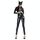 Costume di Halloween in pelle verniciata Cat Girl Neutro Sexy Abbigliamento da motociclista Performance sul palco Abbigliamento Cosplay, Taglia: XXL, Busto: 94-98 cm, Giro vita: 80-84 cm, Vestiti lunghi: 145 cm