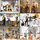 3 PC Decorazioni di Halloween Adesivi elettrostatici in vetro fai da te personalizzati in PVC, consegna in stile casuale 3 PC Decorazioni di Halloween Adesivi elettrostatici in vetro fai da te personalizzati in PVC, consegna in stile casuale