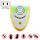 6W Elettronico Elettronico Elettromagnetico Onda Elettromagnetica Anti Mosquito Ratto Pest Repeller con luce, spina USA, AC 90-240V, consegna colore casuale (giallo) 6W Elettronico Elettronico Elettromagnetico Onda Elettromagnetica Anti Mosquito Ratto Pest Repeller con luce, spina USA, AC 90-240V, consegna colore casuale (giallo)