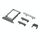 Vassoio scheda + tasto controllo volume + pulsante di accensione + tasto vibrazione interruttore muto per iPhone X (grigio) Vassoio scheda + tasto controllo volume + pulsante di accensione + tasto vibrazione interruttore muto per iPhone X (grigio)