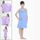 Asciugamano magico Asciugamano da bagno Vestiti Asciugamano da spiaggia Vestito per bambini, Dimensioni: 130 x 60 cm (Blu)
