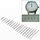 8-25mm Kit orecchie in acciaio inossidabile Strumento di riparazione dell'orologio Barre a molla per cinturino
