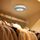 Sensore PIR a LED a forma rotonda a luce bianca da 0,3 W., 6 LED 30 LM SMD-3528 per armadi
