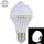 Lampadina LED con sensore di movimento a infrarossi E27 7W 16 LED SMD 5730 450LM, distanza sensore: 4-6 m, CA 220 V (luce bianca)