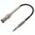 Cavo audio per microfono stereo da 30 cm XLR a 3 pin maschio a 6,35 mm (1/4 di pollice) Cavo audio per microfono stereo da 30 cm XLR a 3 pin maschio a 6,35 mm (1/4 di pollice)