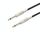Cavo patch audio da 3 m 1/4 pollici (6,35 mm) maschio a maschio schermato jack mono