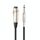 Cavo microfono da 7,6 m XLR a 3 pin femmina a 1/4 di pollice (6,35 mm) per microfono con schermatura mono