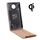 Custodia in vera pelle con vibrazione verticale + cover posteriore di ricarica standard wireless QI per Microsoft Lumia 950 XL (marrone) Custodia in vera pelle con vibrazione verticale + cover posteriore di ricarica standard wireless QI per Microsoft Lumia 950 XL (marrone)