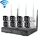 8CH HD 720P 1.0 Mega Pixel 2.4GHz WiFi IP Bullet Camera + Kit NVR