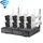8CH HD 720P 1.0 Mega Pixel 2.4GHz WiFi IP Bullet Camera + Kit NVR