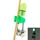 Accessorio da pesca da 10 pezzi Allarme per morso da pesca con clip a doppia campana con luce notturna a LED Accessorio da pesca da 10 pezzi Allarme per morso da pesca con clip a doppia campana con luce notturna a LED