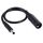 Cavo adattatore per interfacce da 4,8 x 1,7 mm maschio a 7,4 x 5,0 mm femmina per notebook, lunghezza: 20 cm Cavo adattatore per interfacce da 4,8 x 1,7 mm maschio a 7,4 x 5,0 mm femmina per notebook, lunghezza: 20 cm