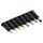 5.5x2.1mm femmina a più interfacce maschili Set di adattatori di alimentazione 8 in 1 per notebook laptop HP / Sony / Acer / ASUS / DELL